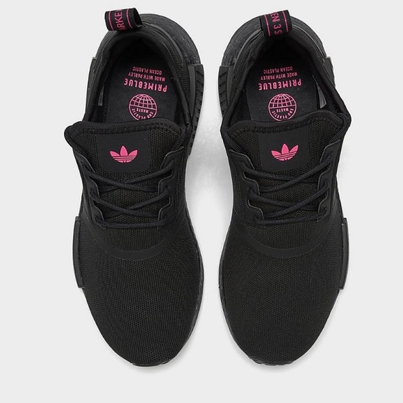 Adidas NMD R1 Primeblue Triple Black - Picture 2 of 6